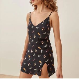 Reformation Marlowe mini tank dress with slit